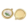 304 Stainless Steel & Embroidered Pendants SA-CBA1ED9-01G-2