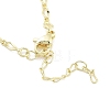 Brass Pendant Necklaces NJEW-B101-04G-01-3