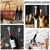 2Pcs 2 Styles Silicone Wine Bottle Stoppers FIND-GF0009-80-7