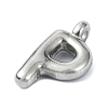 Anti-Tarnish 304 Stainless Steel Pendants STAS-U033-02P-P-2