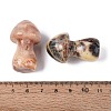 Natural Crazy Agate Mushroom Display Decorations G-Q602-03O-3