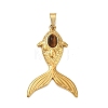 Natural Tiger Eye Pendants GG-CBA97F4-03G-08-1