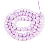 Anti-Tarnish Electroplate Glass Beads Strands GLAA-N010-6mm-04-4