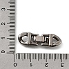 304 Stainless Steel Fold Over Clasps STAS-M119-05P-02-3