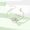 Rotating Sun Natural & Synthetic Gemstone Link Bracelets GG-CBA0251-11P-5
