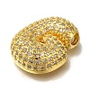 Brass with Cubic Zirconia Pendant KK-Q818-02G-G-2