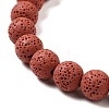 Natural Lava Rock Bead Strands G-L435-03-8mm-12-3