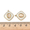 304 Stainless Steel Cat Eye Pendants STAS-V015-39G-3