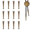 12Pcs Zinc Alloy Cord End FIND-CA0011-78AB-1