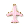 304 Stainless Steel Enamel Pendants STAS-G395-02G-01-1