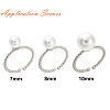 Brass Cup Peg Open Cuff Ring Settings KK-G518-02P-02-4