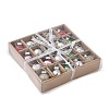 Glass Pendant Decorations HJEW-F021-01-3