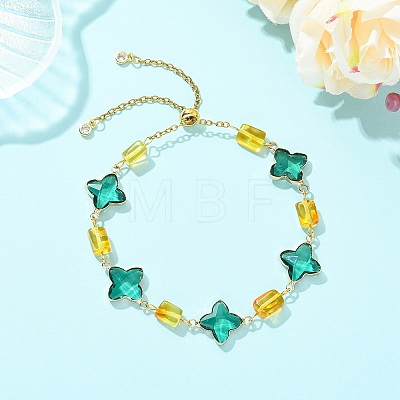 Adjustable 304 Stainless Steel Cable Chains Slider Bracelets BJEW-JB13673-02-1
