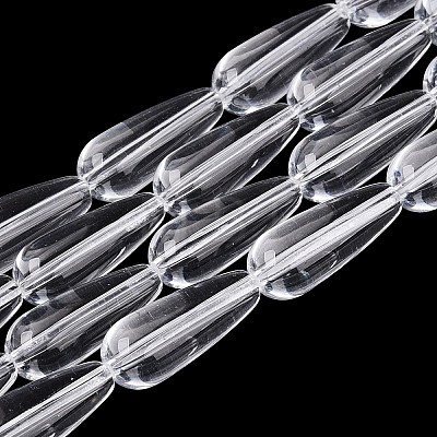 Transparent Glass Beads Strands GLAA-Q113-03A-A01-1