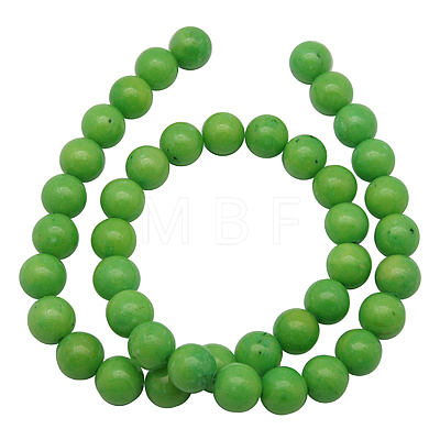 Natural Mashan Jade Beads Strands X-DJAD-10D-17-2-1