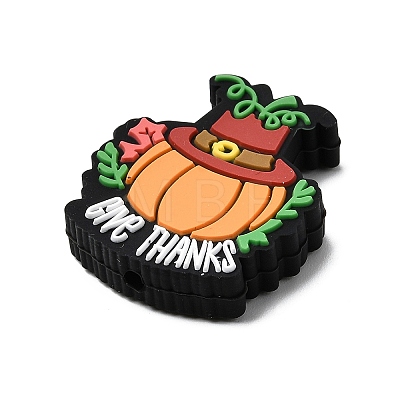 Thanksgiving Theme Silicone Beads SIL-J001-01D-1