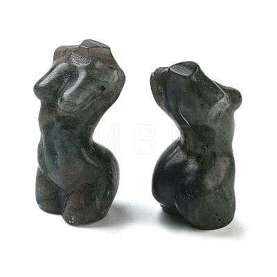 Natural Labradorite Carved Sexy Lady Model Figurines G-C152-13-1