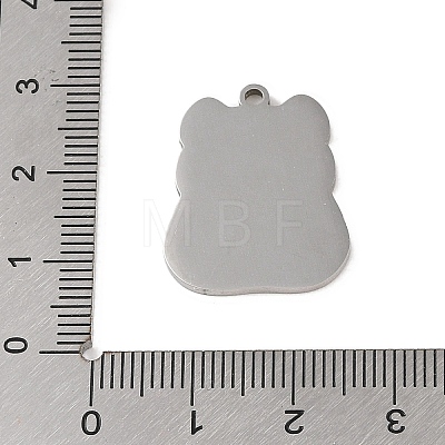 Non-Tarnish 304 Stainless Steel Pendants STAS-C095-29P-1