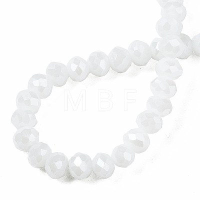 Electroplate Glass Beads Strands EGLA-A034-P10mm-A02-1