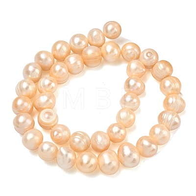Natural Cultured Freshwater Pearl Beads Strands PEAR-L034-12E-1