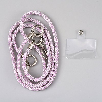 Resin Rhinestone Mobile Straps AJEW-JOY0001-18B-1