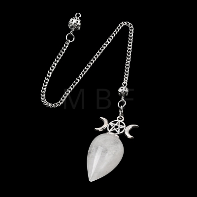 Natural Quartz Crystal Dowsing Pendulum Pendants GG-CBA6D08-A01-1