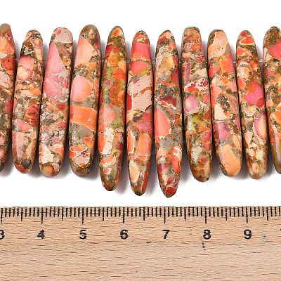 Synthetic Imperial Jasper Graduated Beads Strands G-L647-C01-01A-1
