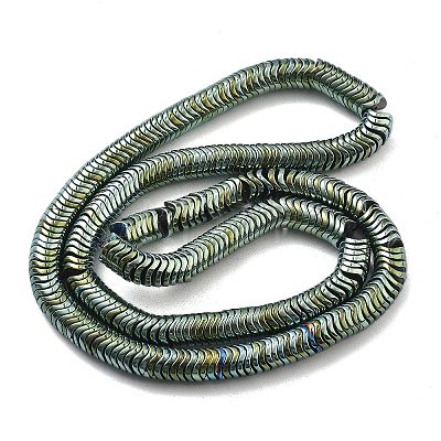 Electroplated Synthetic Non-magnetic Hematite Beads Strands G-B132-A01-01E-1