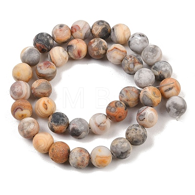 Natural Crazy Lace Agate Beads Strands G-Q462-10mm-12-1