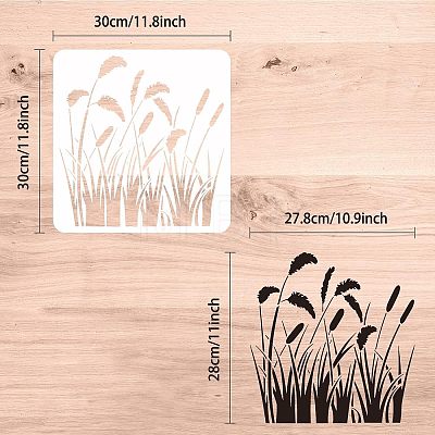 Large Plastic Reusable Drawing Painting Stencils Templates DIY-WH0172-706-1