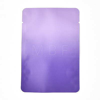 Two Tone Rectangle Plastic Zip Lock Gift Bags OPP-C003-01B-04-1