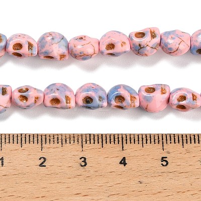 Synthetic Turquoise Beads Strands TURQ-F019-02A-1
