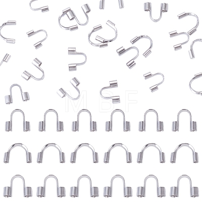 150Pcs 3 Styles 304 Surgical Stainless Steel Wire Guardian and Protectors STAS-TA0006-36P-1
