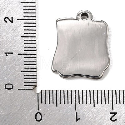 304 Stainless Steel Pendant Cabochon Settings SA-CBA9B1E-01F-P-1