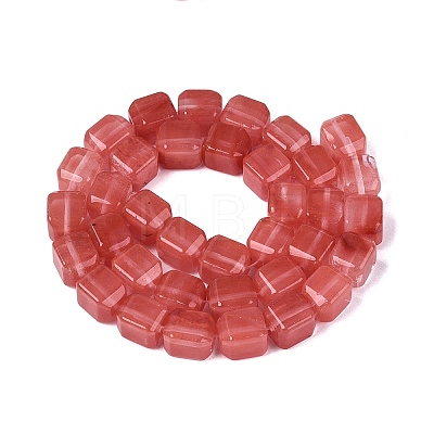 Cherry Quartz Glass Beads Strands G-Q608-10N-1