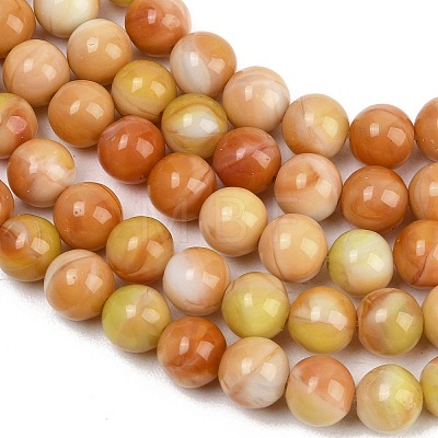 Handmade Lampwork Beads Strand LAMP-B056-8mm-11-1