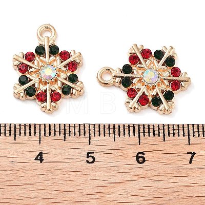 Alloy Rhinestone Pendants PALLOY-S192-02KCG-1