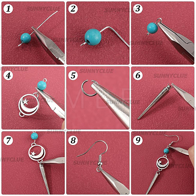 DIY Earring Making Kit DIY-SC0023-98-1