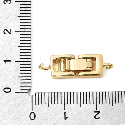 Brass Fold Over Clasps KK-Z150-20G-02-1