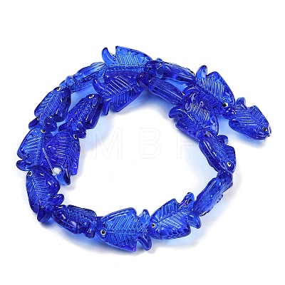 Transparent Glass Enamel Beads LAMP-U004-06N-1