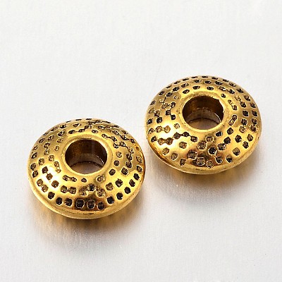 Tibetan Style Alloy Spacer Beads LS-TIBEB-R011-AG-FF-1