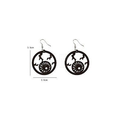 Halloween Theme Acrylic Dangle Earrings FS-WG9F574-09-1