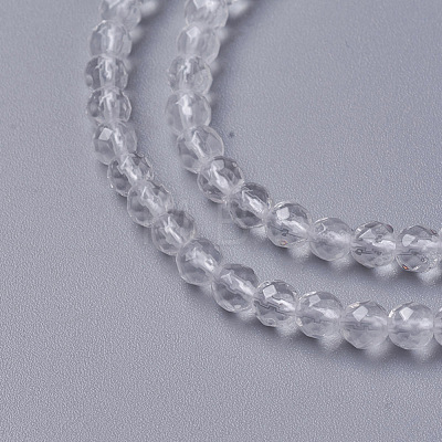 Natural Quartz Crystal Beads Strands G-F596-44-2mm-1
