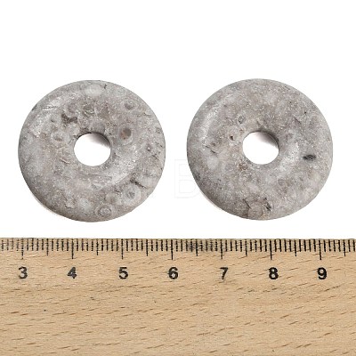 Natural Fossil Coral Pendants G-F831-A13-1