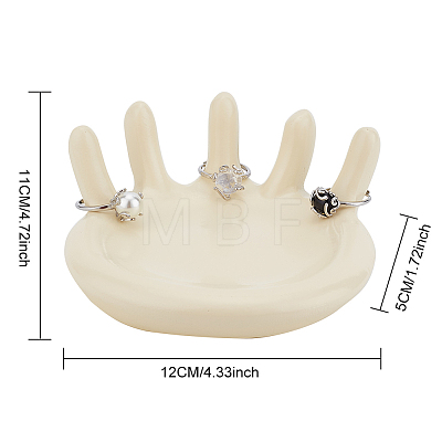 Resin Ring Display Stands RDIS-WH0016-06A-1