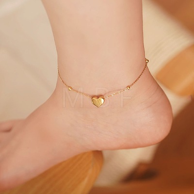 316L Surgical Stainless Steel Charm Anklets for Women FS-WG47470-28-1