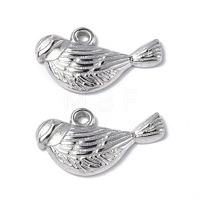 Non-Tarnish 304 Stainless Steel Charms STAS-C066-01P-1