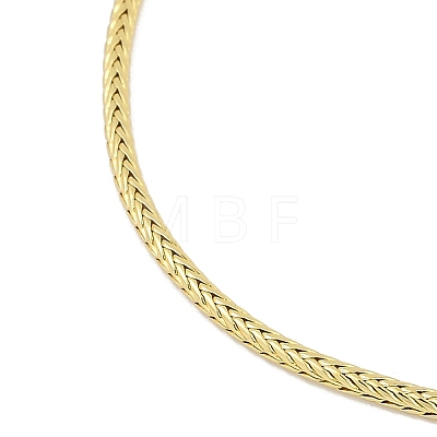 Brass Wheat Chains Bracelets BJEW-C085-02G-1