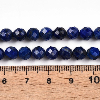 Natural Lapis Lazuli Beads Strands G-S345-6mm-24-1