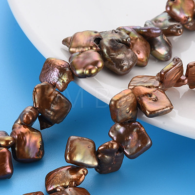 Natural Keshi Pearl Beads Strands PEAR-S021-075C-03-1